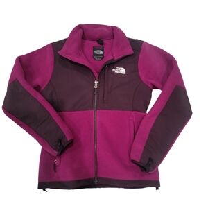 The North Face Denali Fleece Jacket Women Purple Polartec Full Zip Sz XS